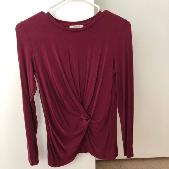 Babaton Adam long sleeve twisted top. - Picture 4 of 8